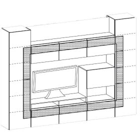 Meblościanka Cube 1