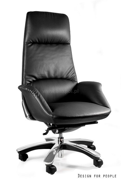 Fotel biurowy PATRON skóra naturalna