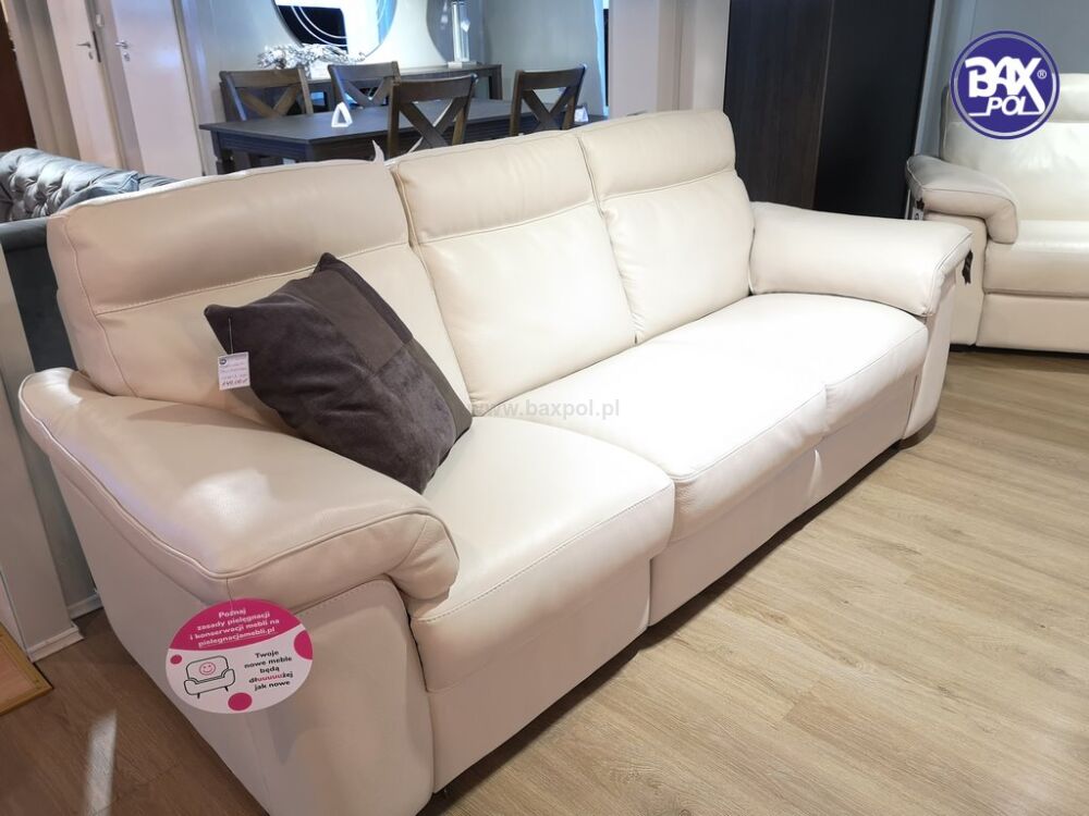 Włoska sofa B 757 - skóra - Natuzzi Editions